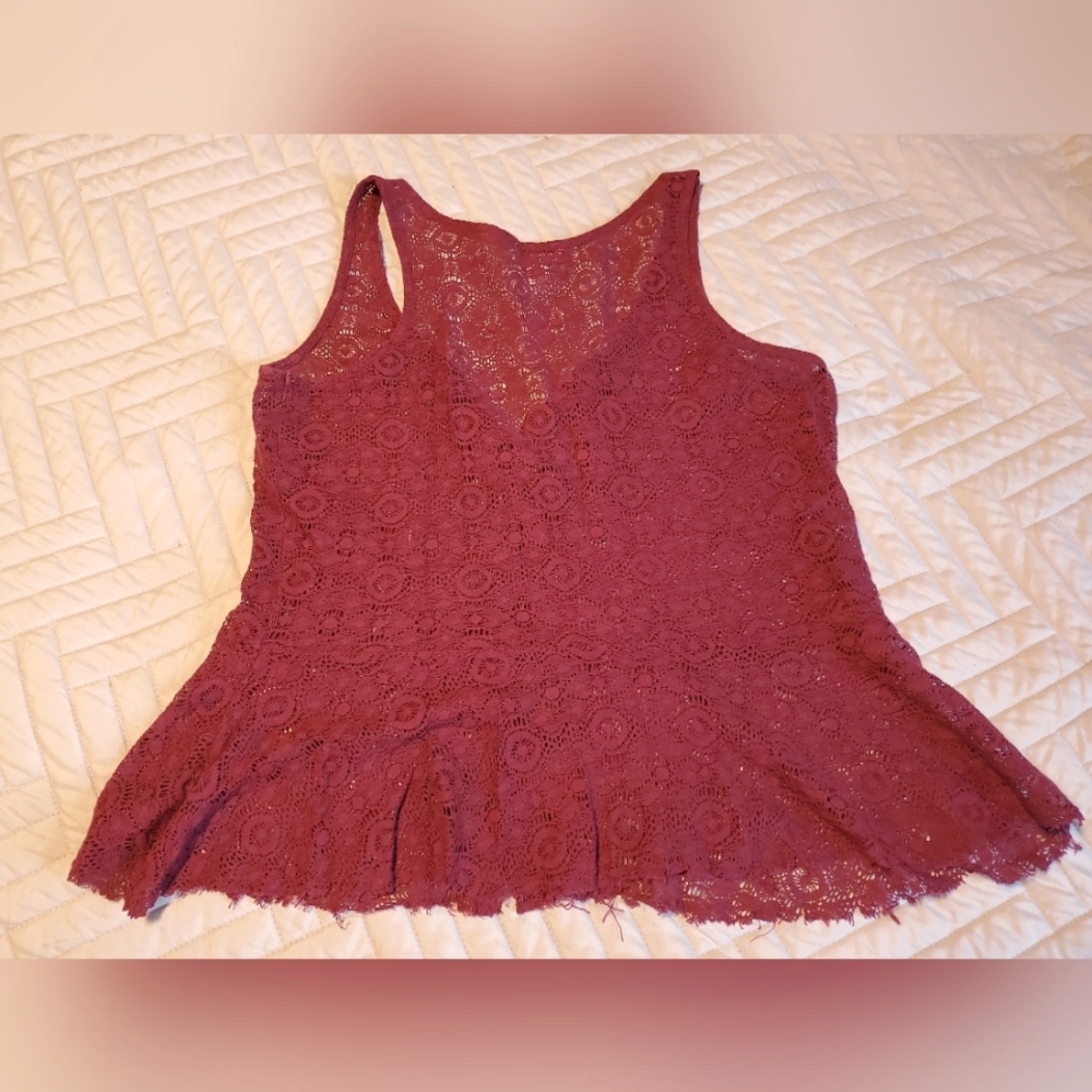 Arizona jeans lace top size Large - Picture 3 of 5